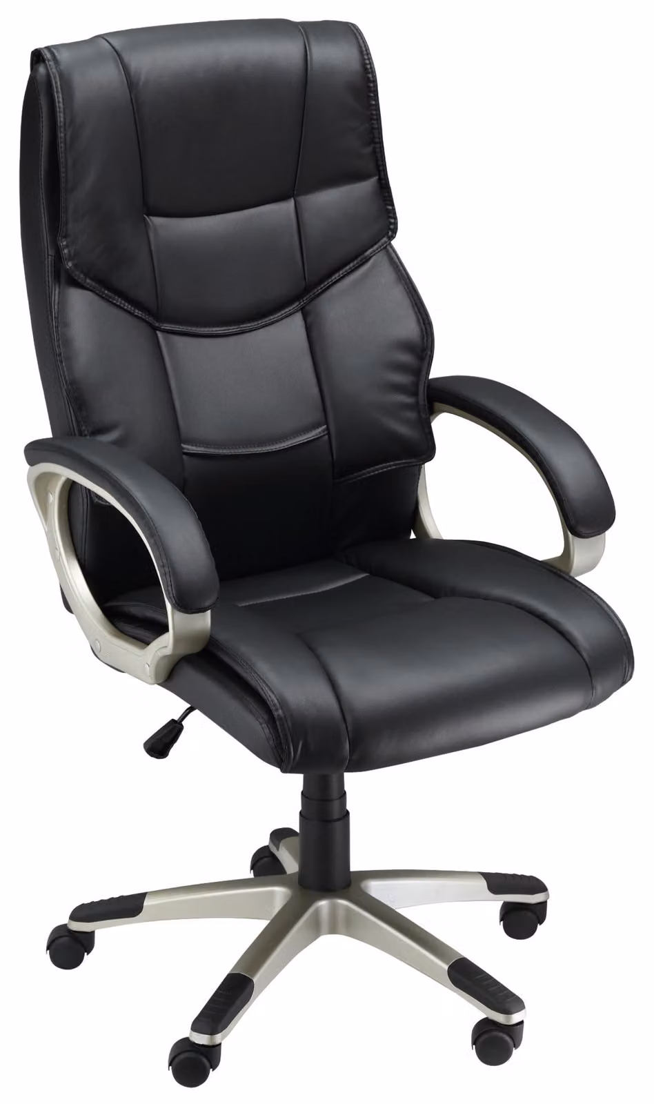 Sedia da chef HOMCOM, sedia girevole, sedia da ufficio, sedia da scrivania, poltrona da ufficio