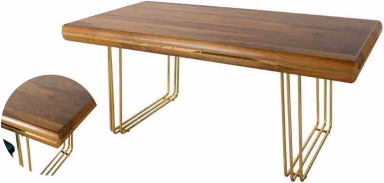 Esstisch Tisch Holz Möbel italienischer Stil Esszimmer Tische Esstische Luxus