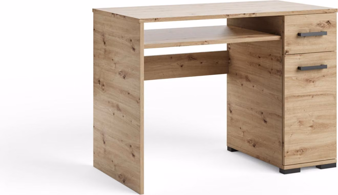Scrivania 90 cm KLENRI - rovere artigianale