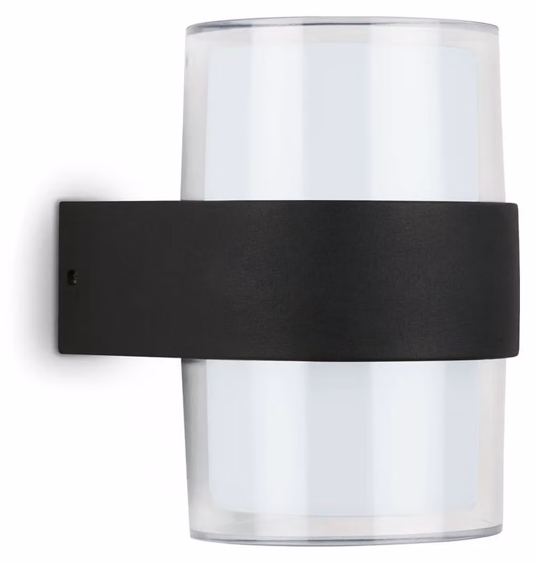 TELEFUNKEN - Lampada da esterno a LED IP44, Lampada da esterno a LED, 4000K bianco neutro, nero, 130x95x105 mm (LxWxH)