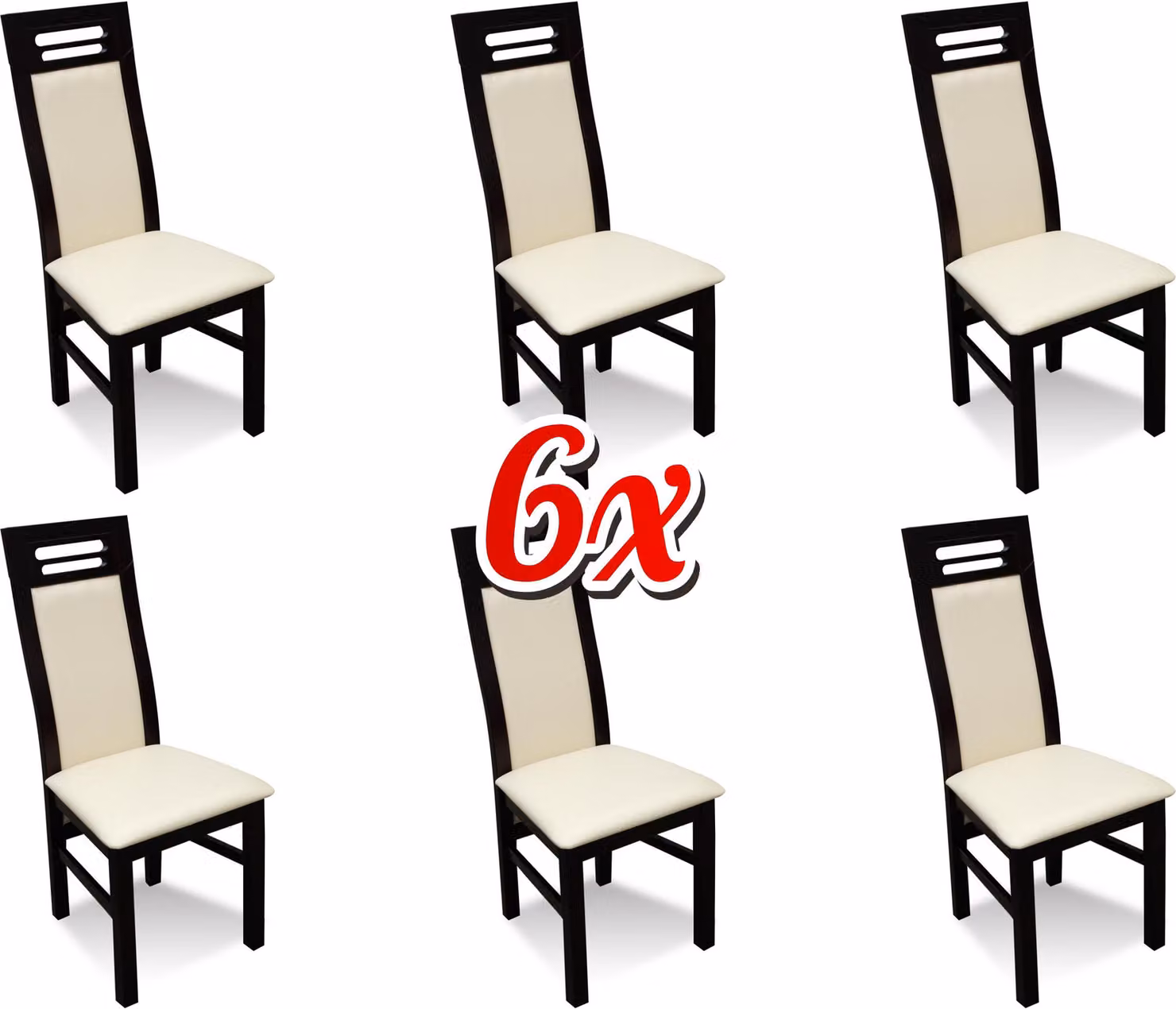 Stuhlgruppe Komplette Garnitur Esszimmer Garnituren 6x Lehnstuhl Stühle Gruppen