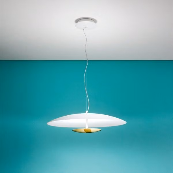 Linea Light Horizon Sospensione LED Bianca Moderna con Altezza Regolabile