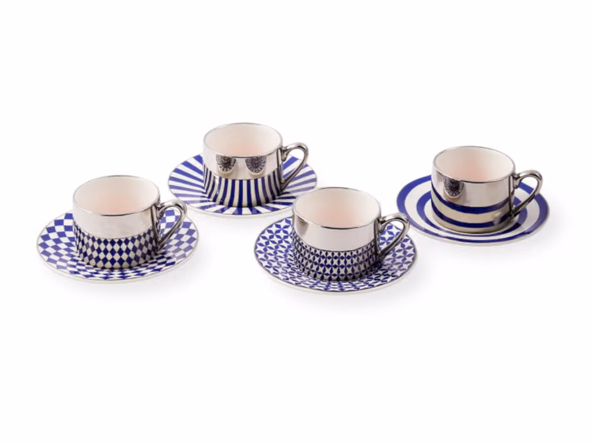 Aunty Tazze da Caffè Espresso - Set da 4
