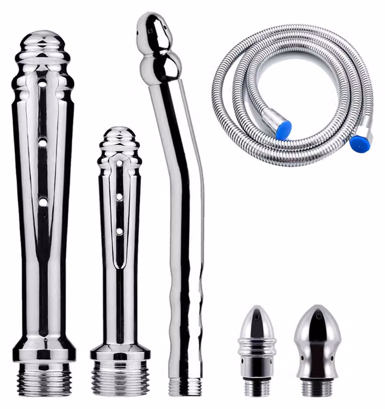 Kit doccia per l'igiene intima, con soffione in alluminio