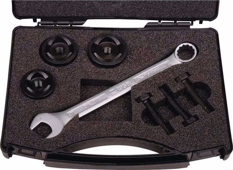 Set di fori per lamiera Alfra MonoCut® sanitario Ø 28,3 / 31,7 / 35 mm - 1450