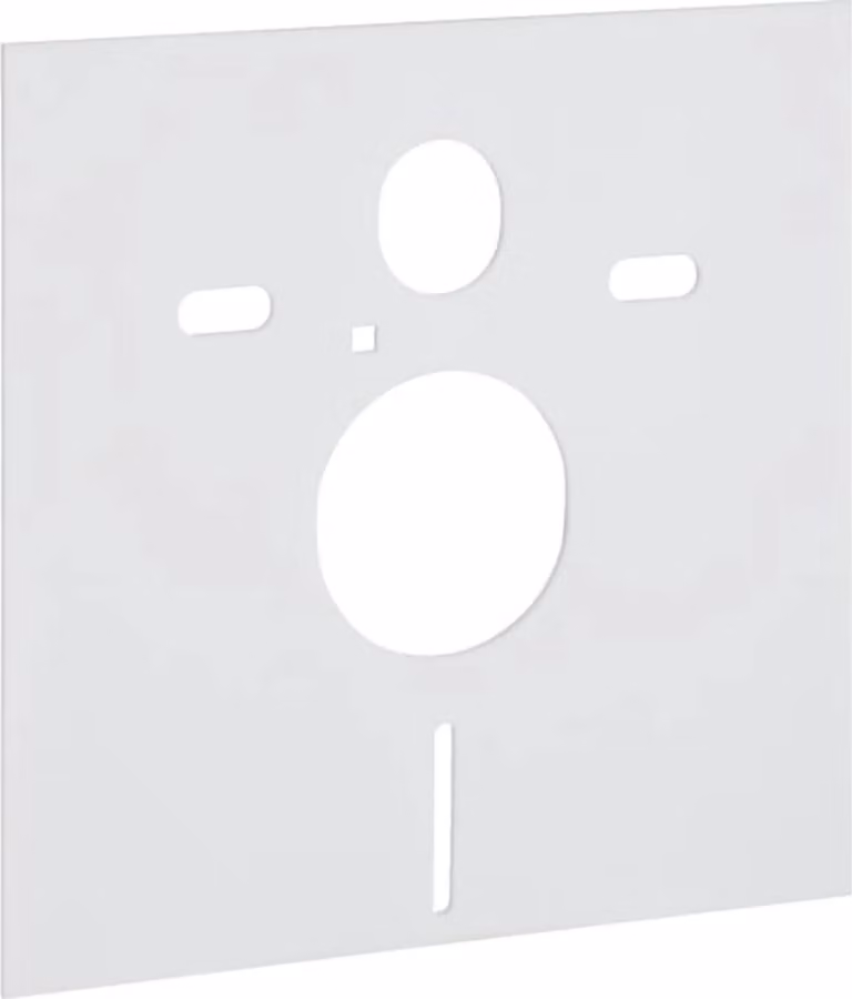 Geberit Schallschutz Set weiß, für Wand-WC und Wand-Bidet