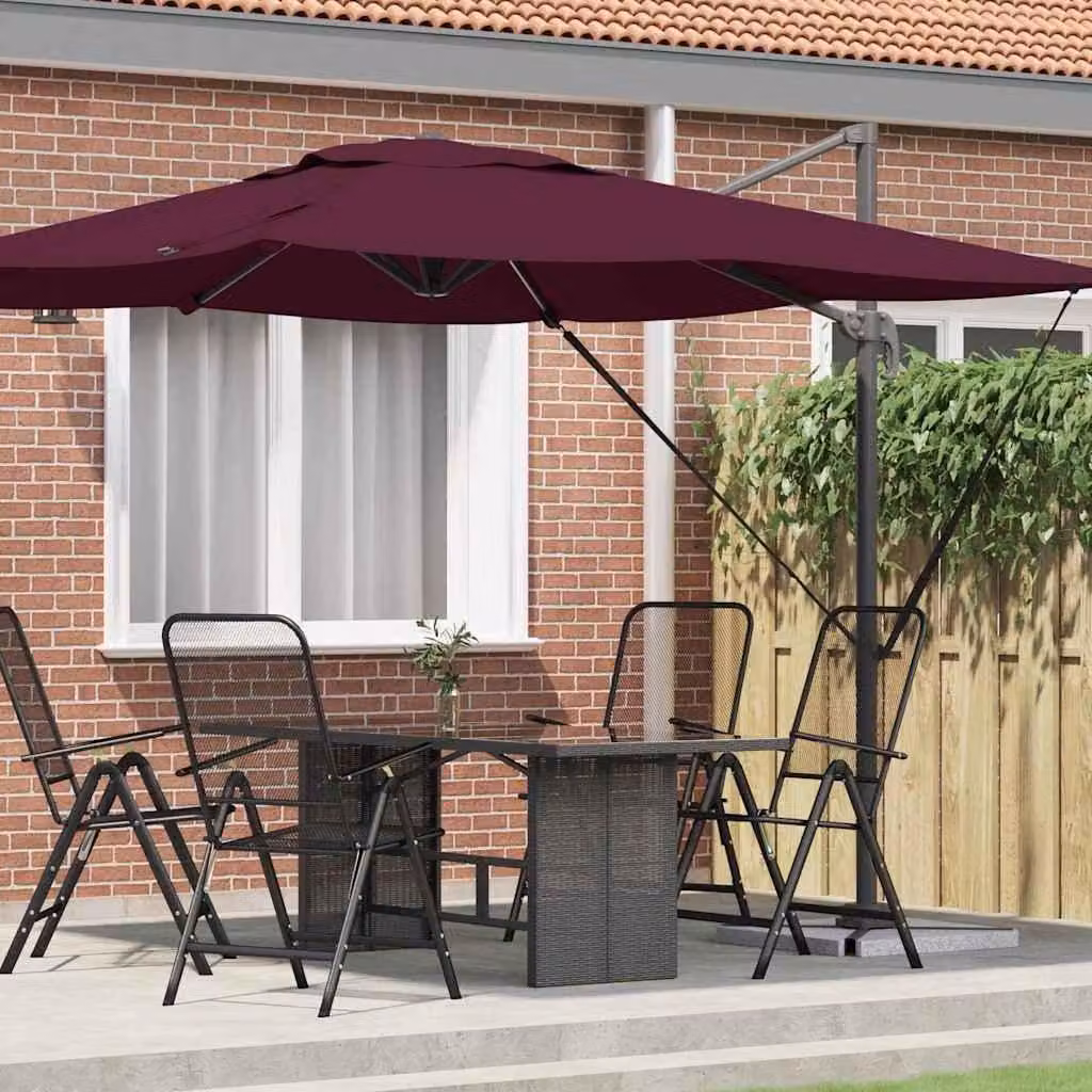 Maison Exclusive - Ombrello da sole rettangolare, dimensioni 286 x 284 x 265 cm