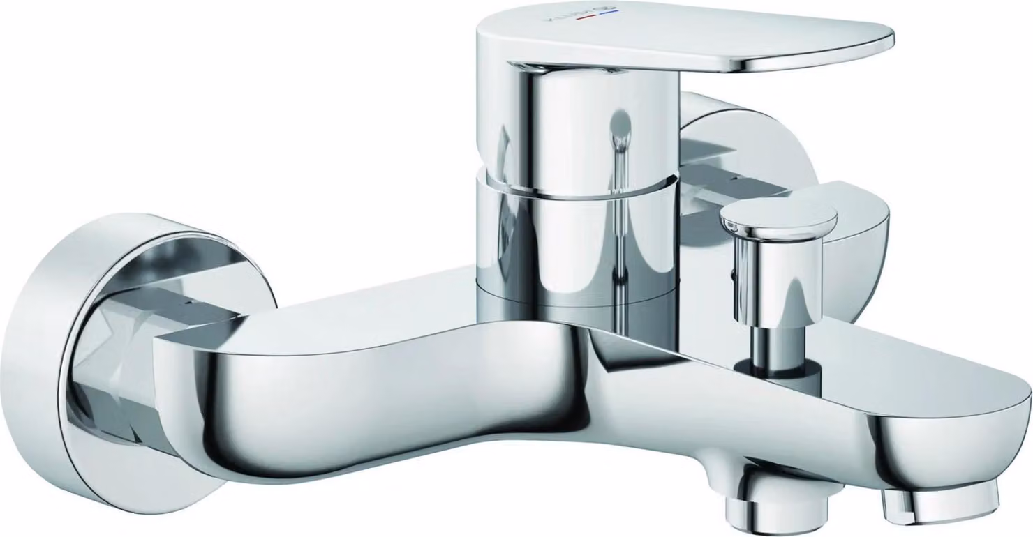 Kludi X1 Miscelatore monocomando per vasca e doccia cromato, 1 pz.