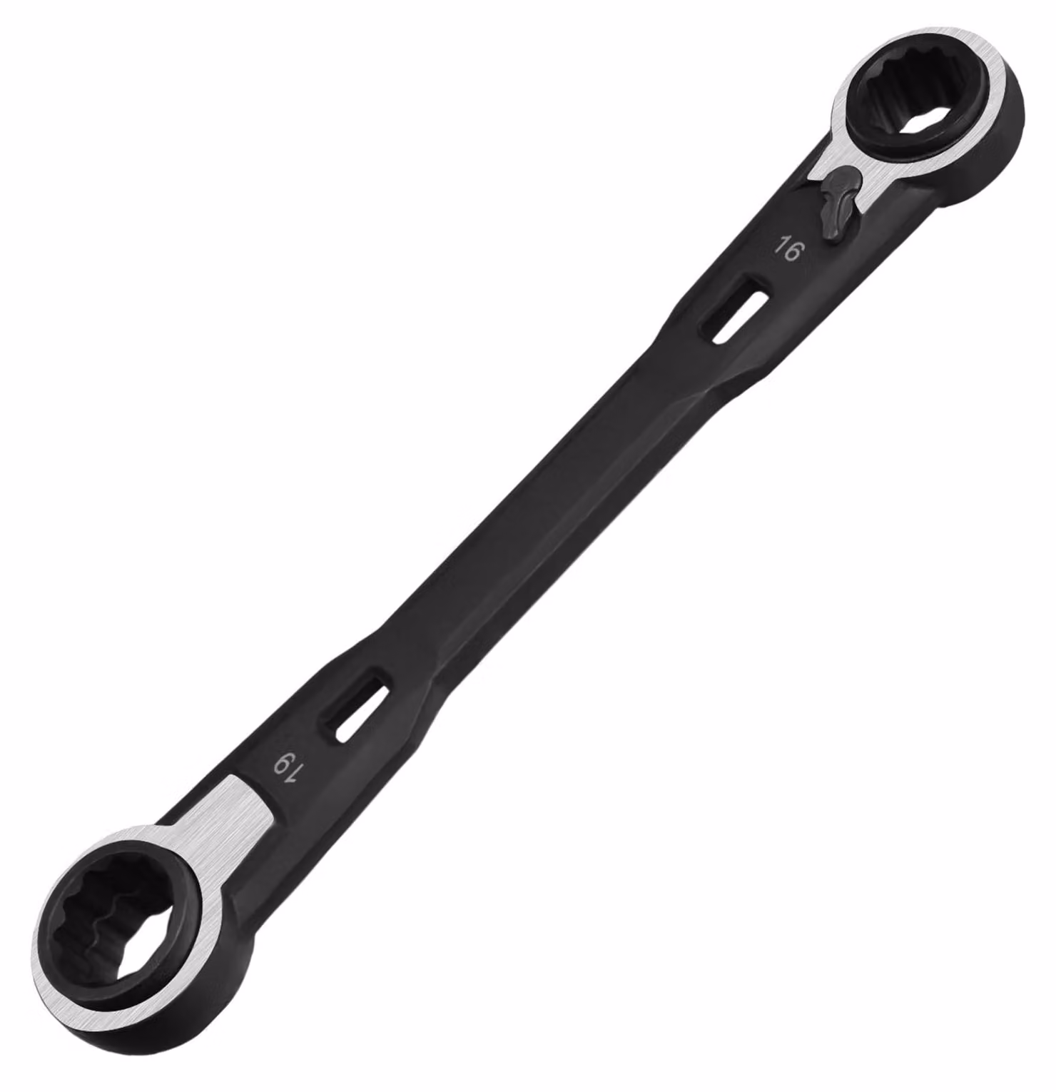 Set di chiavi a bussola reversibili 4-in-1, da 16 mm a 19 mm