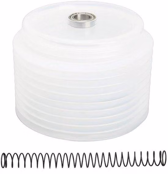 Copertura in silicone da 125 mm, trasparente, per decespugliatori da giardino