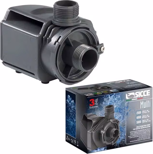 Sicce multi 4000 3.800 litri/h pompa multifunzione per moltissime applicazioni cavo da 10 metri