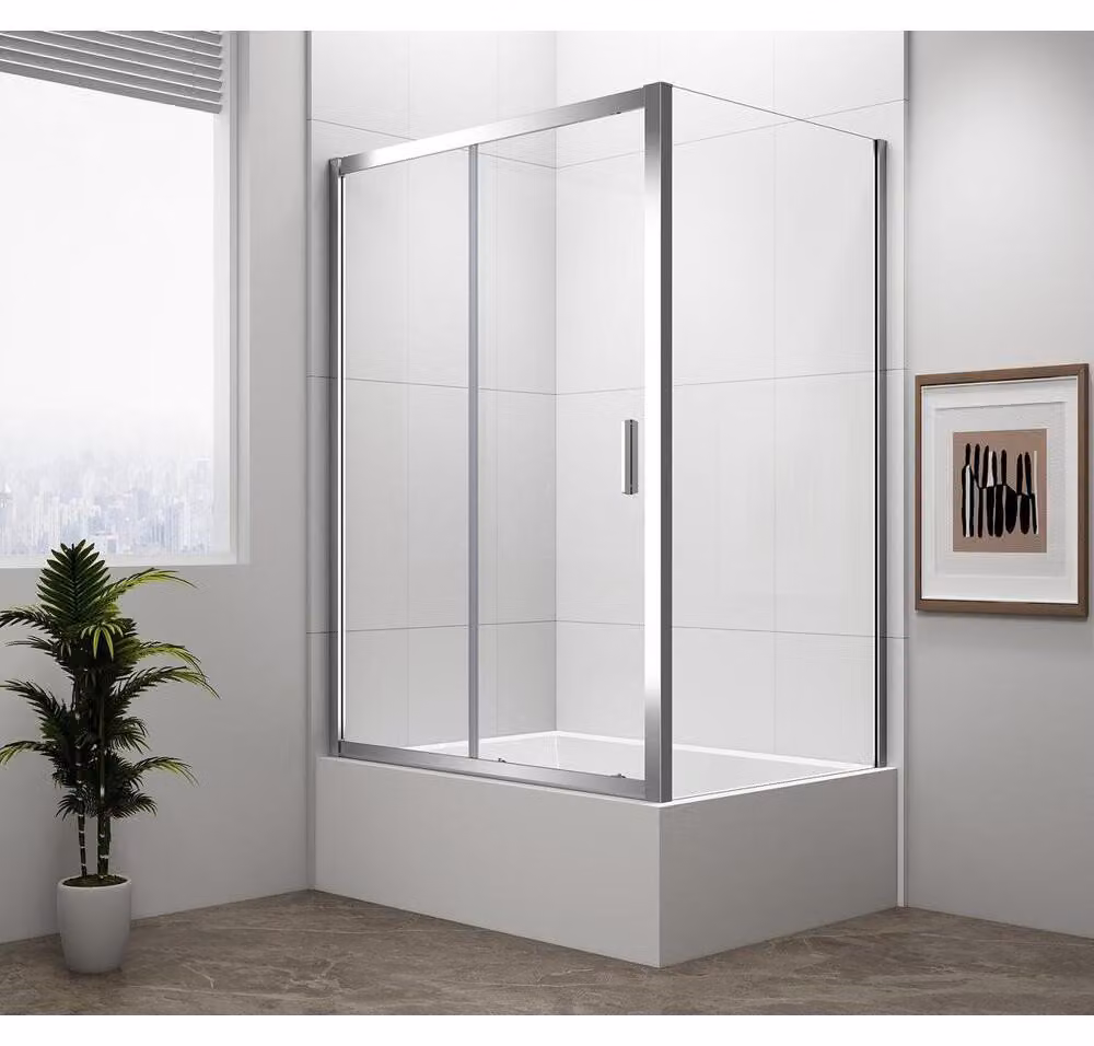 DEEP Cabina doccia rettangolare 1200x900mm variante L/R, vetro trasparente