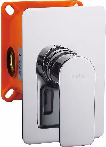 kielle Vega - Batteria da incasso per 1 apparecchio, con corpo, cromata 10218200
