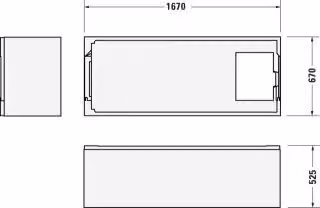 DURAVIT 792441000000000 Supporto vasca per #700489 Duravit 792441000000000 N. 1