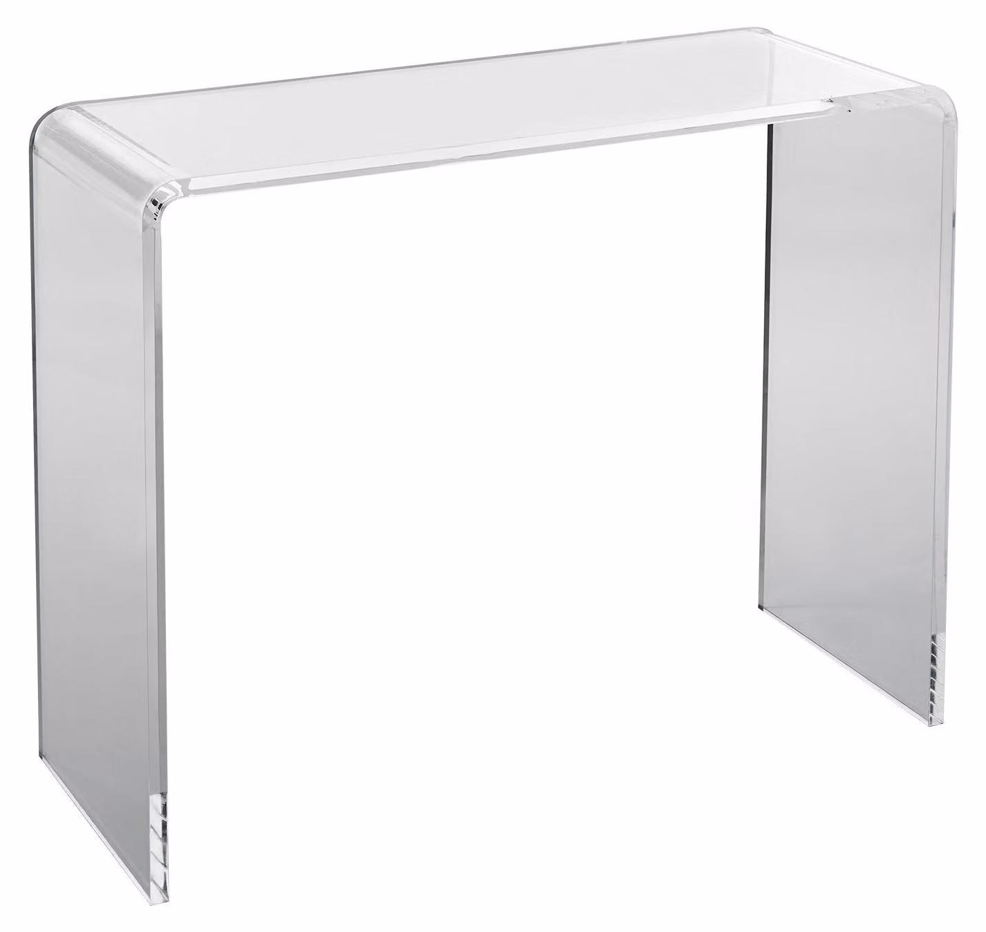 Tavolino a forma di U - Tavolino laterale - Tavolino da salotto - Tavolino decorativo - Tavolino da divano - Acrilico trasparente