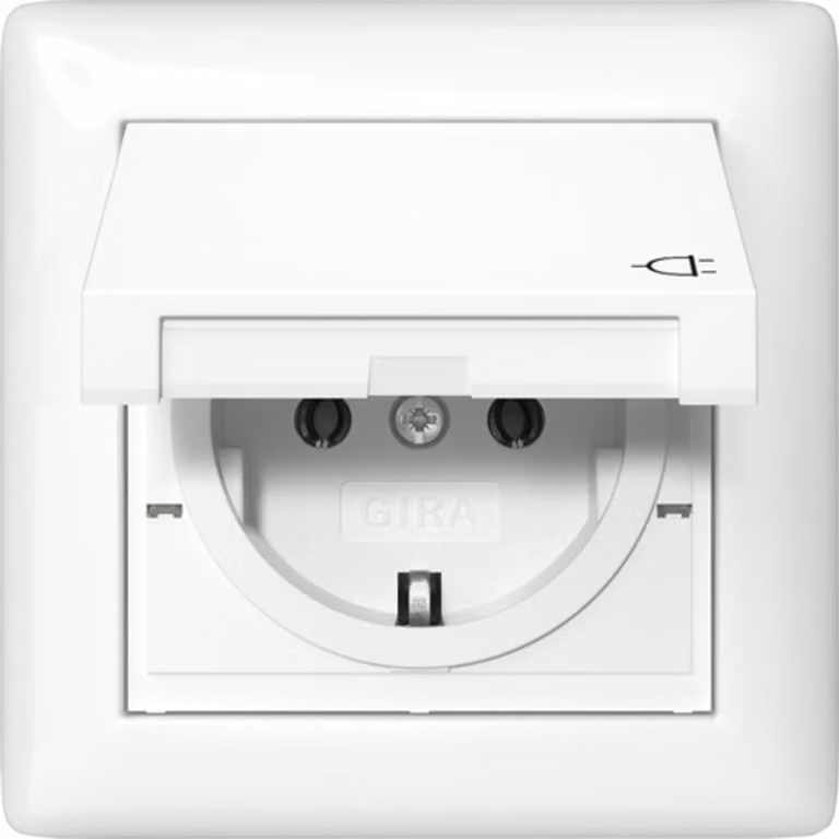 GIRA 415703 SCHUKO KD + Set IP44 + Rahme (415703)