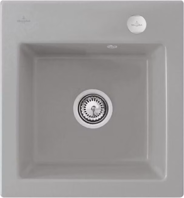 Lavello da cucina Villeroy&Boch, lavello da cucina Subway 45 XS Fossil 475x510mm, larghezza base 45cm