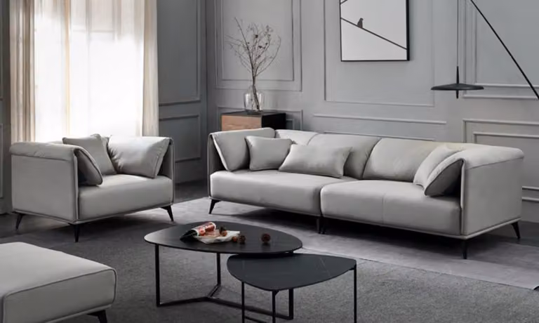 Italienische Design Sofa Sofagarnitur 4+1 Sitzer Couch Polster Garnitur Möbel