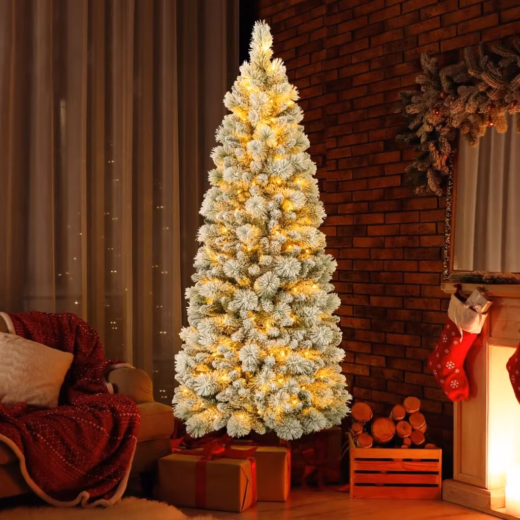 Albero di Natale Pop-up Artificiale con Luci LED Bianco Caldo, Altezza: 180 cm – 2
