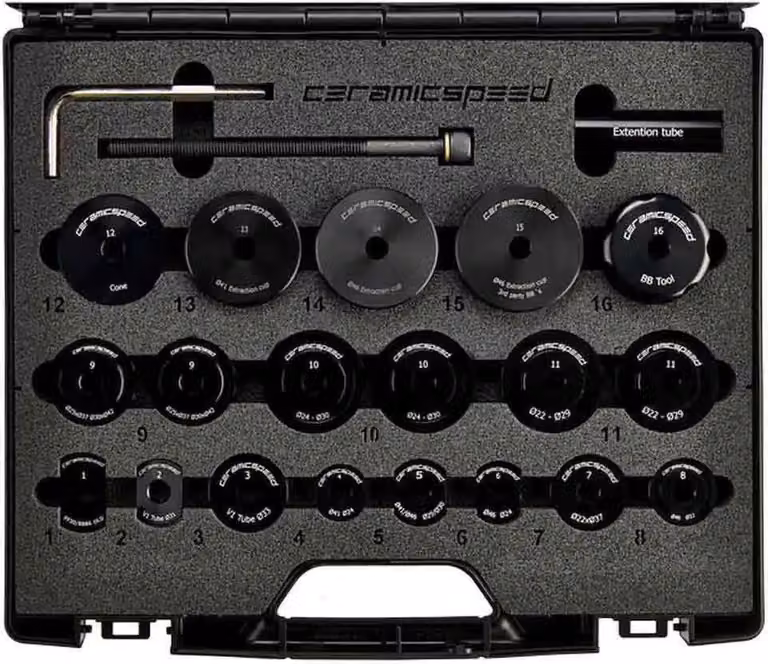 Set di attrezzi Ceramicspeed per movimento centrale argento Argento taglia unica