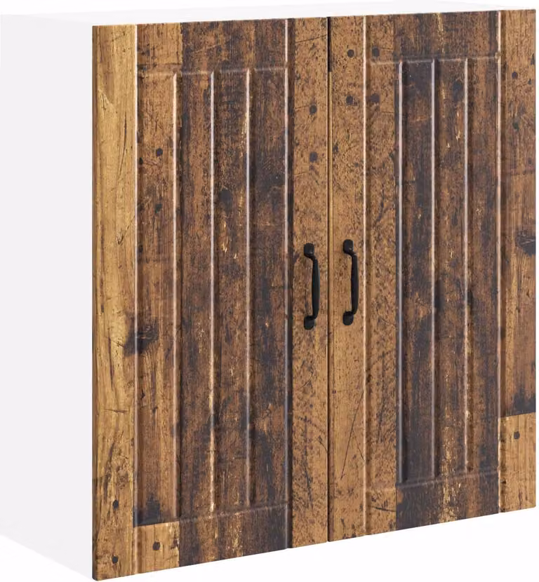 Armadietto a muro LUCCA Legno antico 80 x 31 x 80 cm