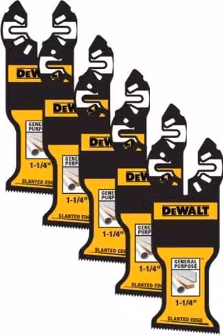 DEWALT 5er Pack BiM Sägeblatt 32 mm
