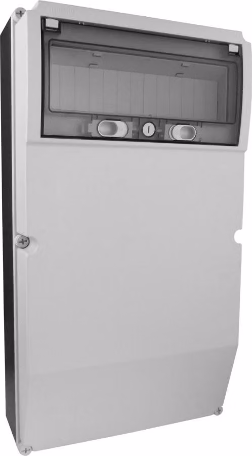 Scatola di distribuzione di energia IP66 Scatola di distribuzione a 13 moduli Scatola portafusibili a montaggio esterno TpE 4172