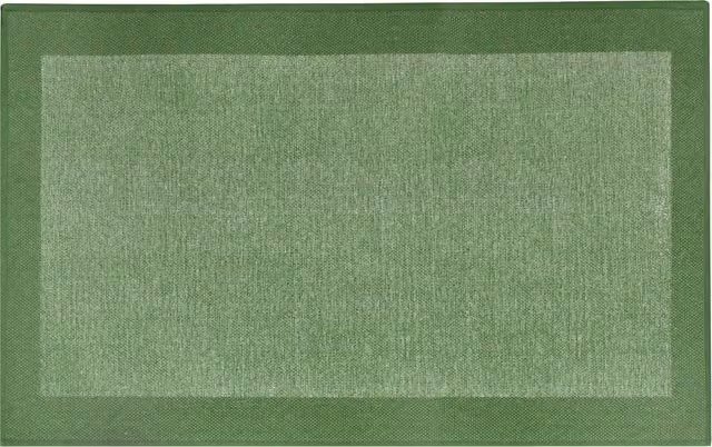 Tappeto da cucina KASANOVA in cotone verde Chambray, antiscivolo, L: 120 cm, P: 57 cm – 1