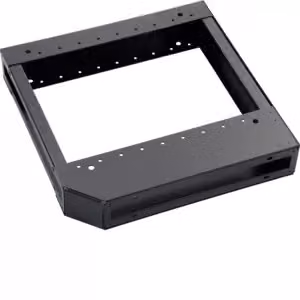 Zoccolo Hager per pannello angolare 800x100x800 RAL9005 MES-ES80801