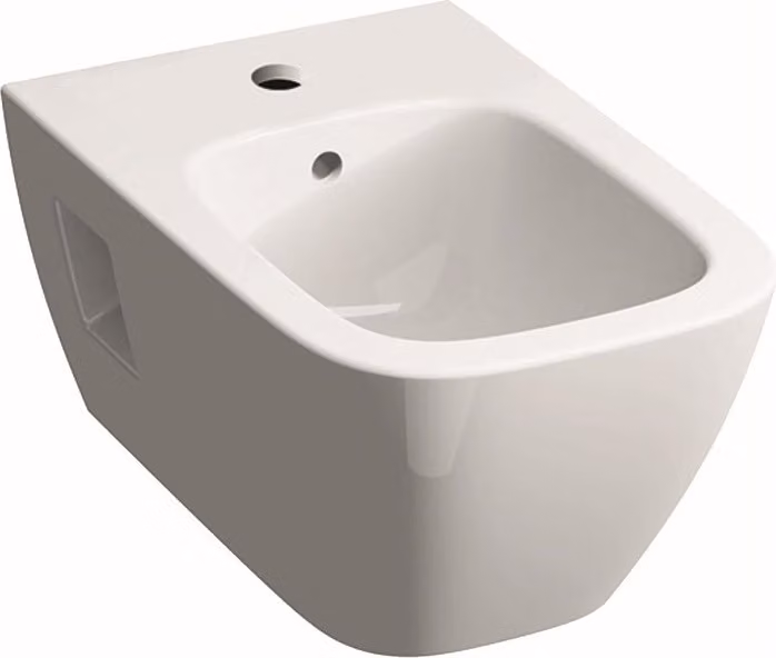 Geberit Renova Nr. 1 Plan Bidet, suspendu, forme partiellement fermée, 500.380.01.8, 500.380.01.8