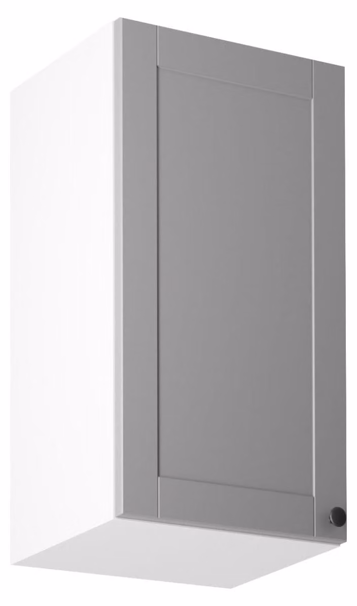 Pensile da cucina LUMEA - larghezza 40 cm, grigio/bianco