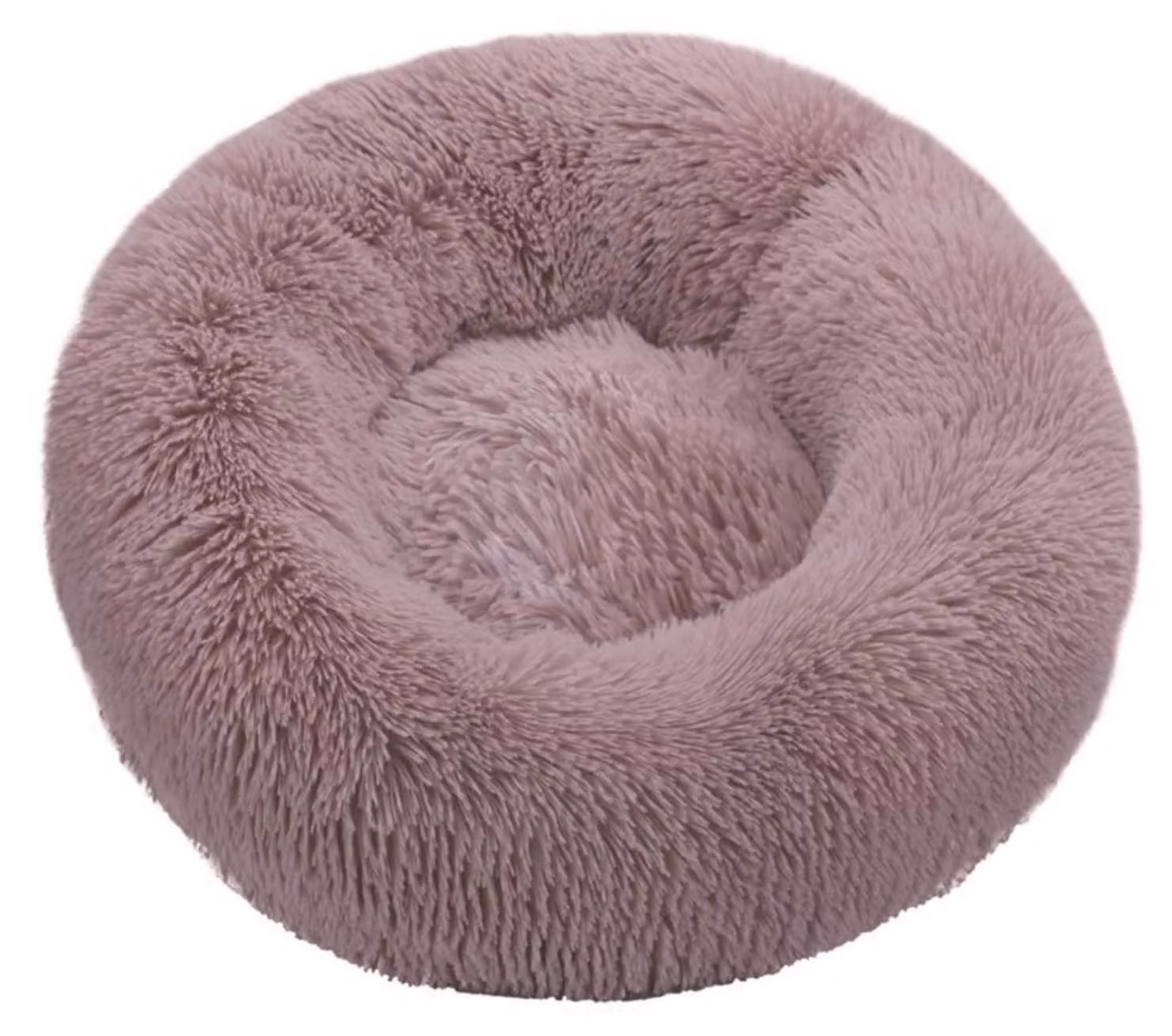Cuccia per cani, cuccia per gatti, morbida, rotonda, in peluche, 70 cm, marrone