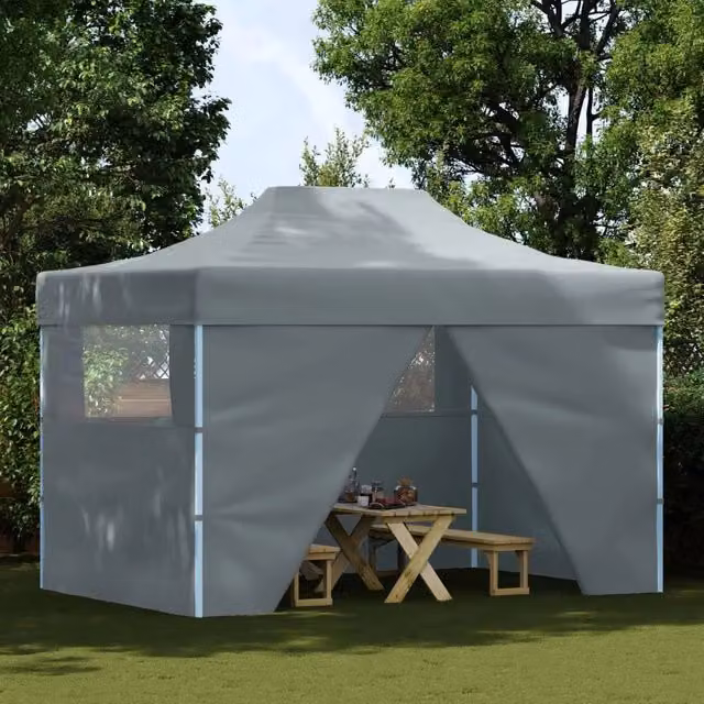 Tenda Party-Tenda da festa Antracite 280 x 410 x 315 cm Tessuto Oxford 567309