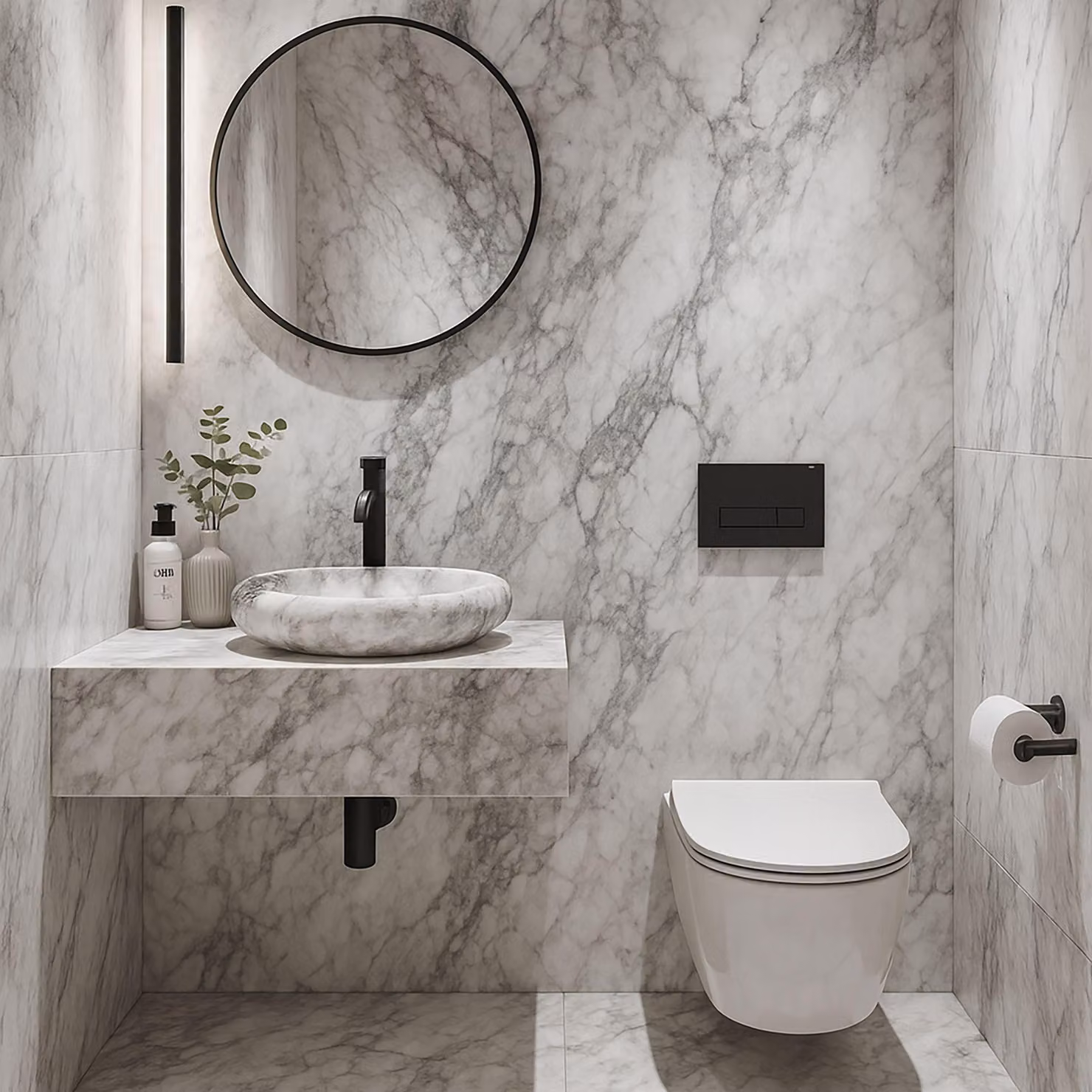 Lavabo da Appoggio Rea Roxy C Stone L. Grey