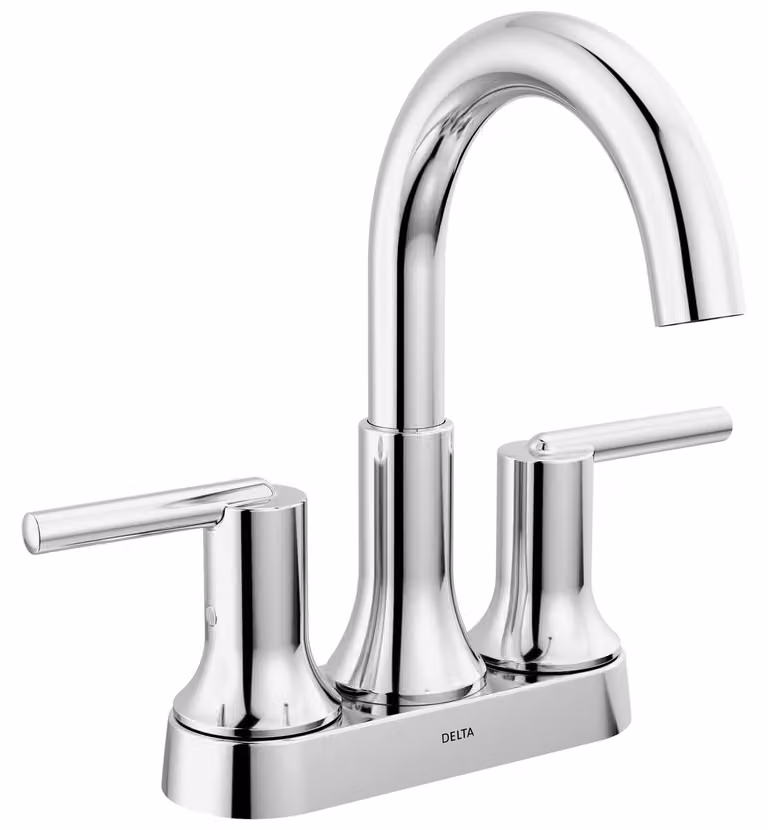Miscelatore per lavabo Trinsic, cromo, con montaggio centrale da 4 pollici, a due maniglie
