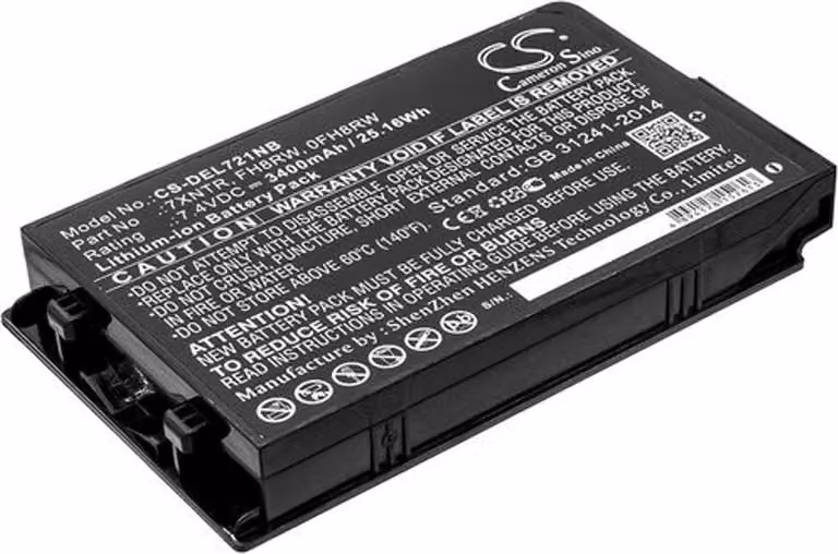 Batteria per tablet robusto Dell Latitude 7202 ecc