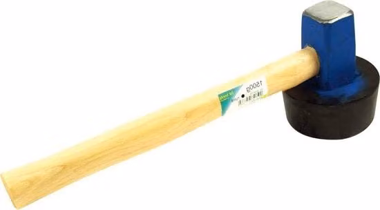 Martello sostituto di piombo rotondo multicolore con testa intercambiabile in gomma da 1,5 kg