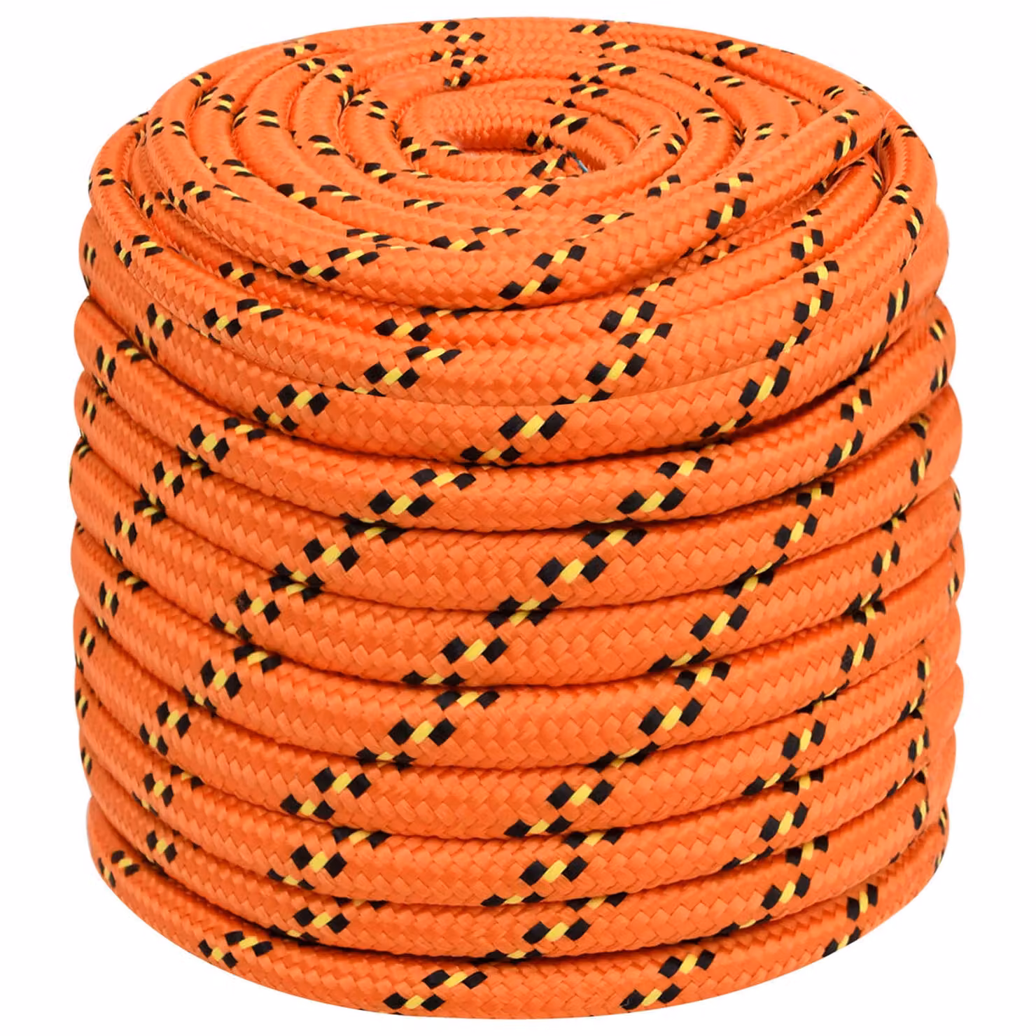 Corda multiuso vidaXL in plastica arancione da 16 mm, lunghezza 250 m