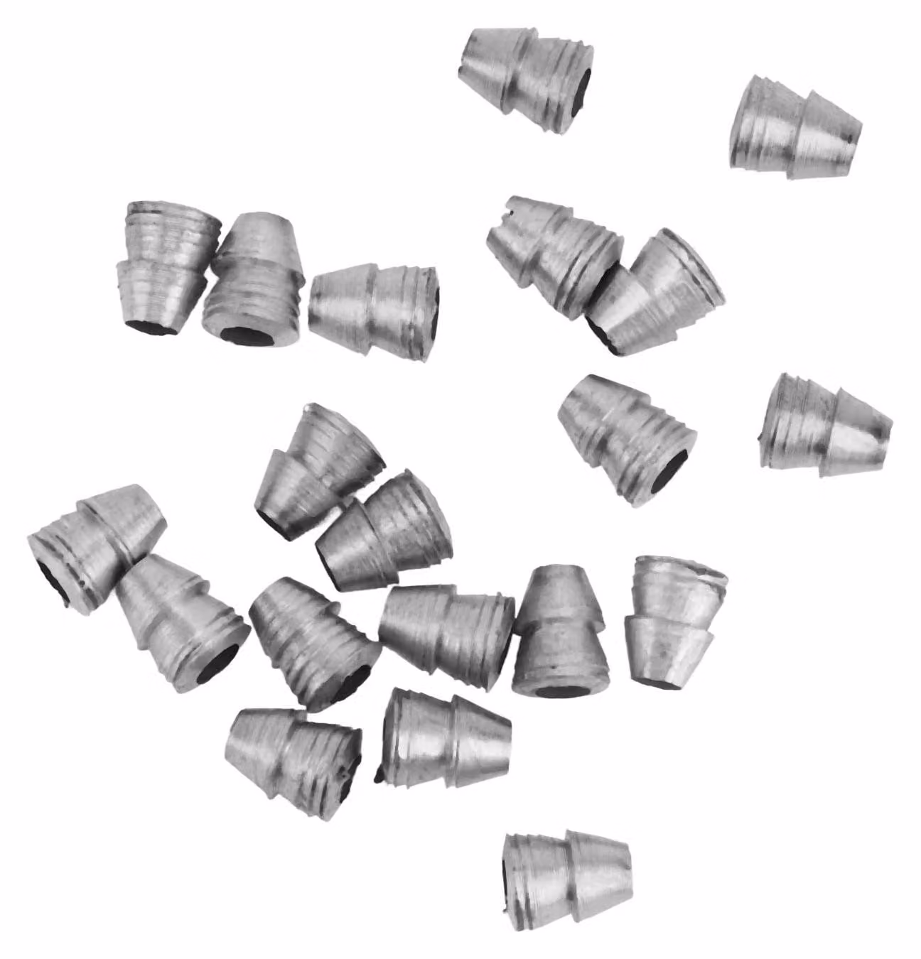 Spine in acciaio con manico rotondo, confezione da 20 pezzi, 10 mm