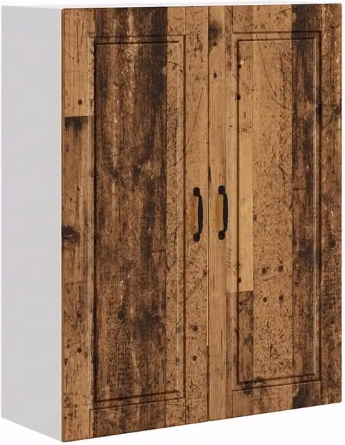 Pensile da cucina e armadietto a muro PORTO in legno vecchio marrone L: 80 cm, P: 31 cm, H: 100 cm