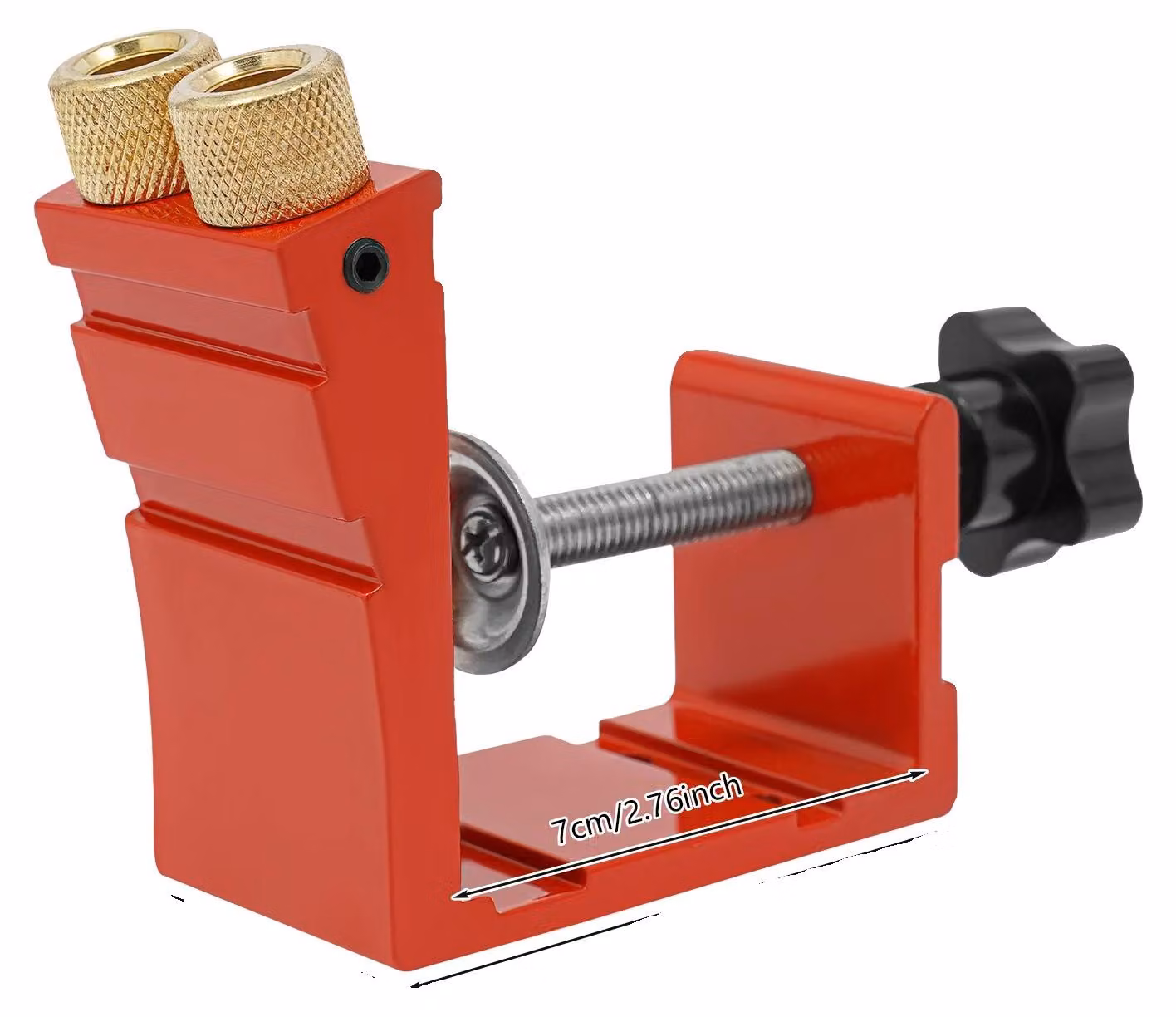Set di punte da trapano con alesatura conica, regolabile per forature a 15°, progettato per materiali più morbidi, colore rosso