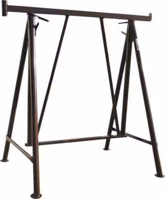 Cavalletto pieghevole Schake Compakt S 1500, verniciato marrone, altezza 1,20-1,95 m