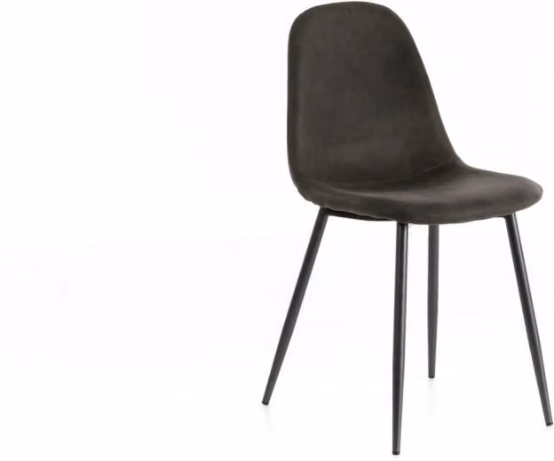 4x Sedia in similpelle 44cm x 50cm H. 84cm