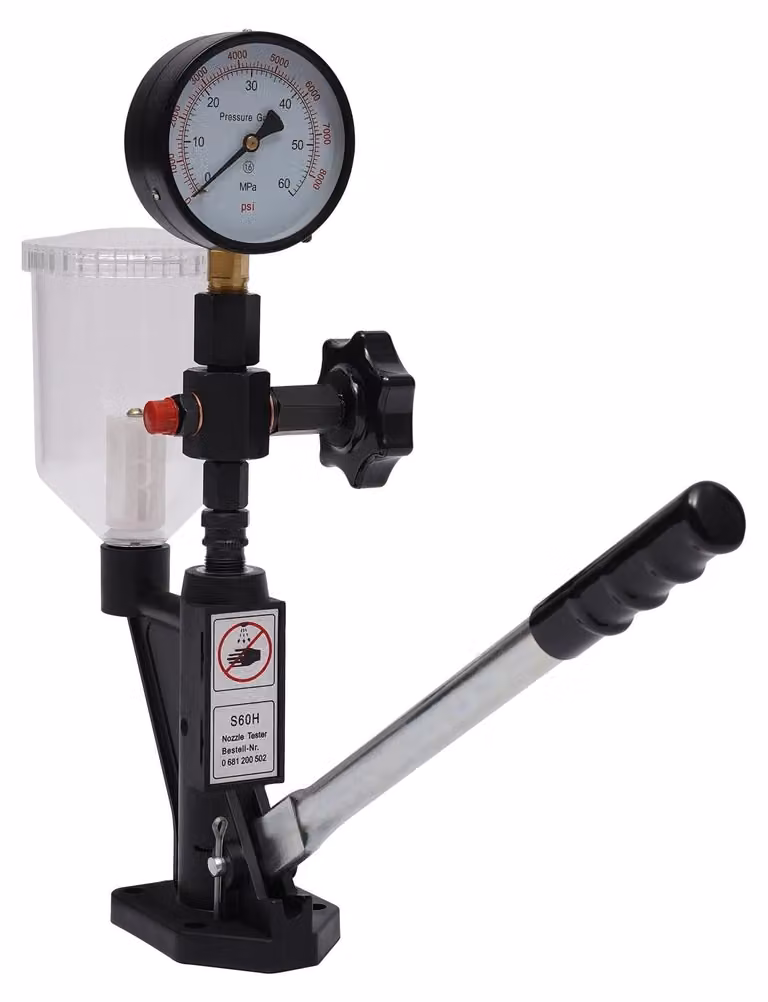 Set di prova per iniettori diesel – Tester per iniettori diesel – Set di prova per iniettori di carburante – Tester per sistemi common rail – Tester per ugelli S60H – Pressione di prova: 40 MPa