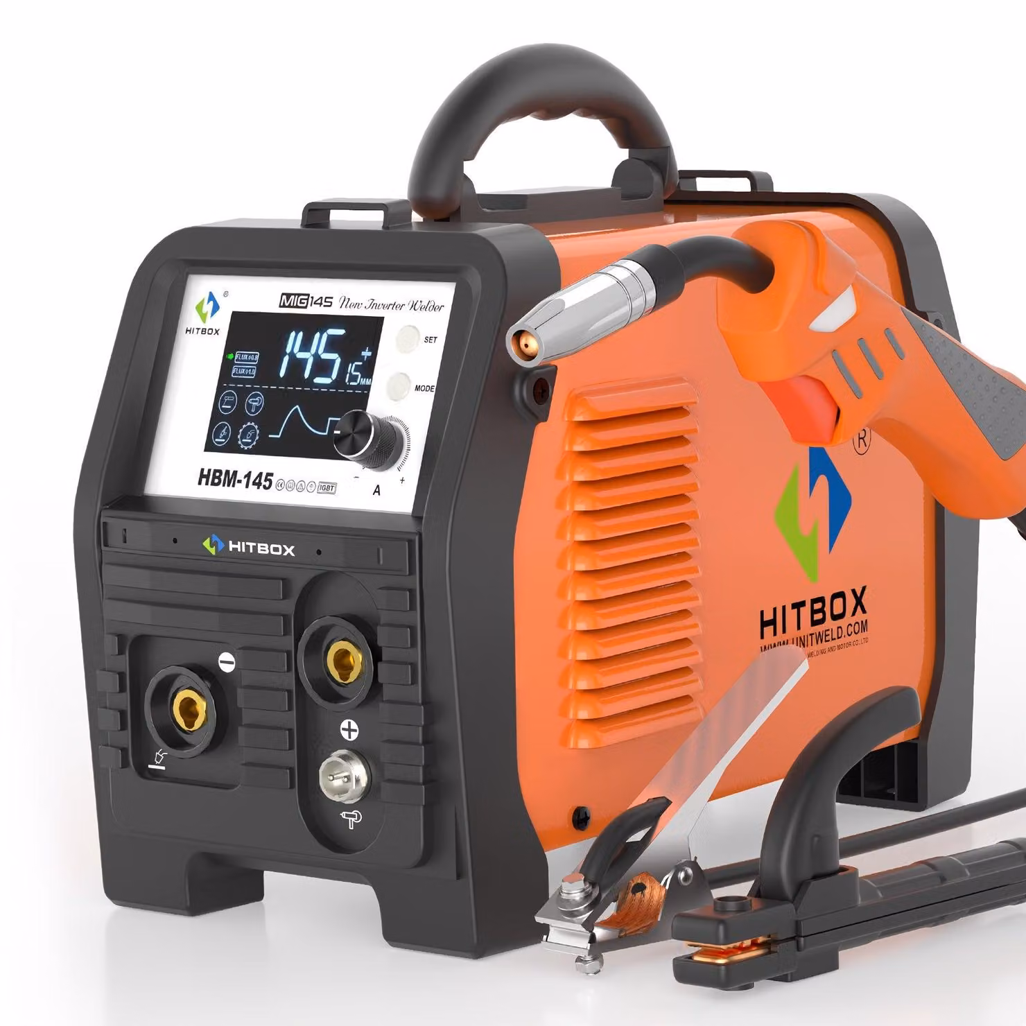 Saldatrice MIG – 3 in 1 – Senza gas – Design compatto – Display LCD