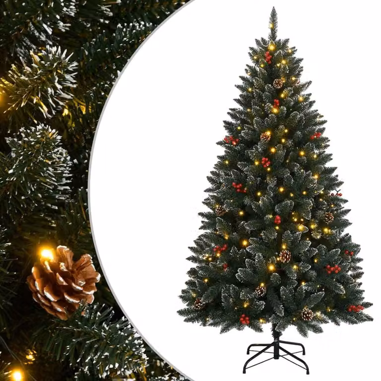 Albero di Natale artificiale 150 LED 120 cm
