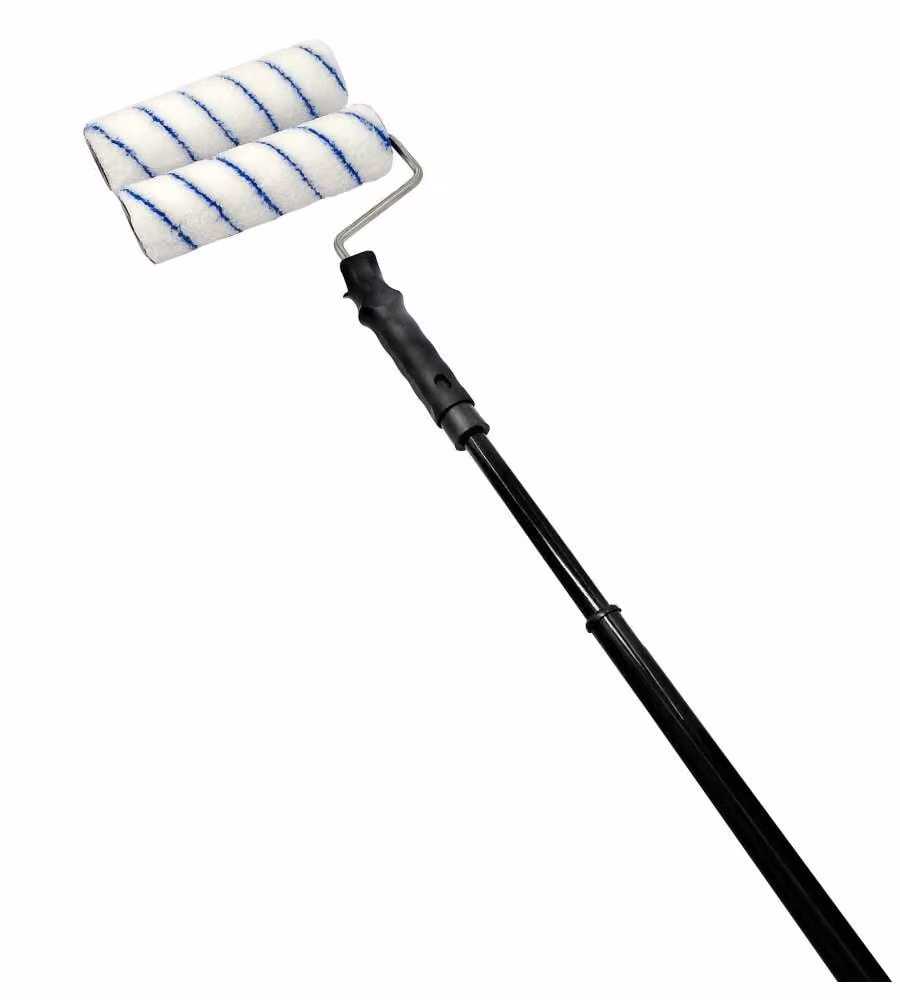 Nespoli Kit Pertica Telescopica con Rullo 22 cm e Ricambio Estensione 110-200 cm