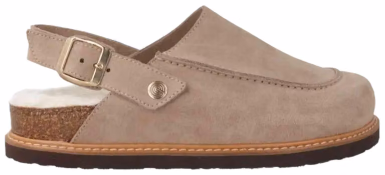 Sandali Genuins GALBANO VELOUR WOOL TAUPE da Unisex