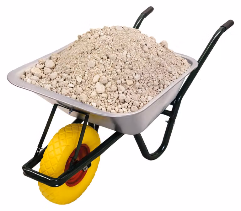 Carriola da giardino Bituxx con ruota in poliuretano giallo MS-17634