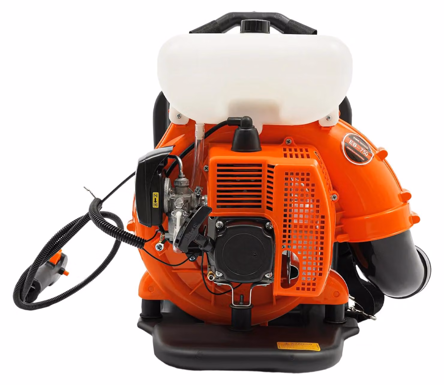 EB750 - Soffiatore a zaino - Motore a 2 tempi da 41,5 cc - Alimentazione a benzina - Volume d'aria 508,5 CFM - 2,135 kW - Colore: arancione
